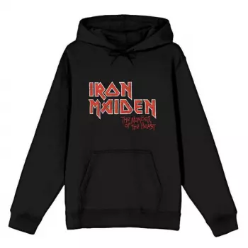 Felpa Number Of The Beast Vintage Logo Iron Maiden Faded Edge Album 