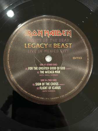 3LP Iron Maiden: Nights Of The Dead, Legacy Of The Beast: Live In Mexico City