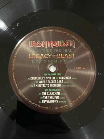3LP Iron Maiden: Nights Of The Dead, Legacy Of The Beast: Live In Mexico City