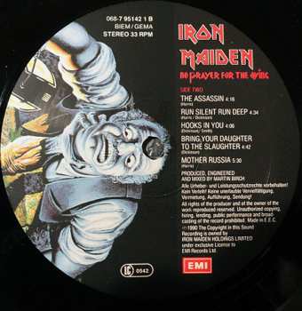 LP Iron Maiden: No Prayer For The Dying