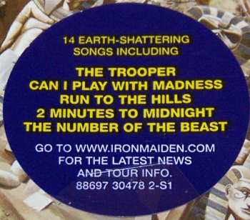 CD Iron Maiden: Somewhere Back In Time - The Best Of: 1980-1989