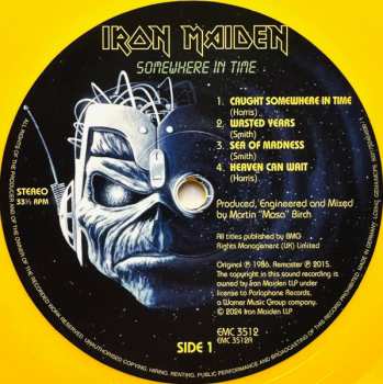 LP Iron Maiden: Somewhere in Time CLR | LTD