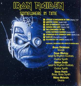 CD Iron Maiden: Somewhere In Time DIGI