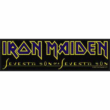 Merch Iron Maiden: Super Applicazione Seventh Son Logo Iron Maiden