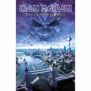 Merch Iron Maiden: Poster in tessuto Brave New World