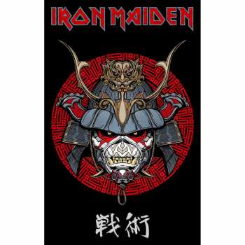 Merce Iron Maiden: Textilní Plakát Senjutsu Samurai Eddie