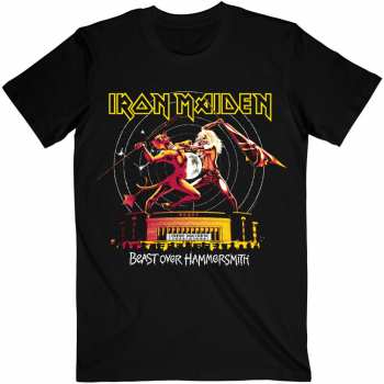 Merch Iron Maiden: Maglietta Beast Over Hammersmith Eddie & Devil Tonal