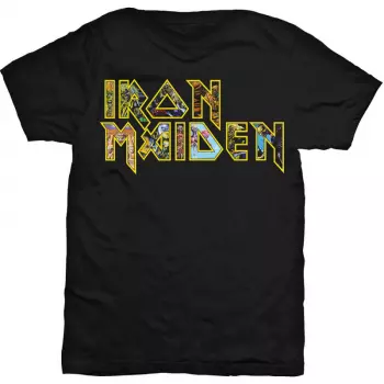 Maglietta Eddie Logo Iron Maiden 