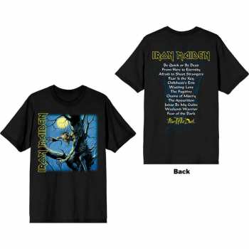 Merce Iron Maiden: Tričko Fear Of The Dark Album Tracklisting S