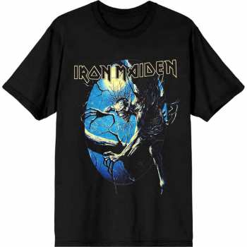 Merce Iron Maiden: Tričko Fear Of The Dark Oval Eddie Moon S