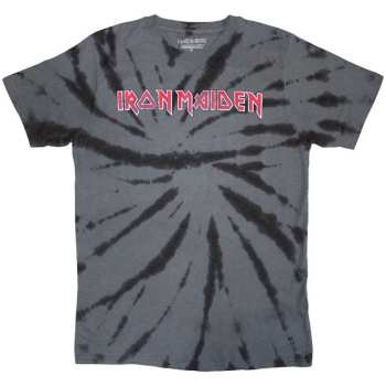 Merce Iron Maiden: Iron Maiden Unisex T-shirt: Logo (wash Collection) (small) S