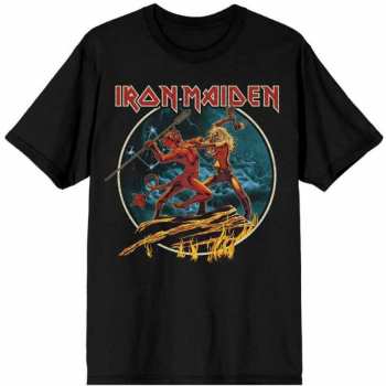 Merch Iron Maiden: Maglietta Number Of The Beast Run To The Hills Circular 