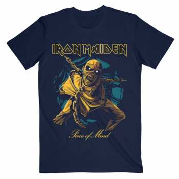 Merch Iron Maiden: Maglietta Piece Of Mind Gold Eddie