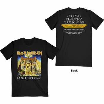 Merce Iron Maiden: Tričko Powerslave World Slavery Tour  S