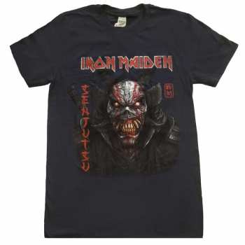 Merch Iron Maiden: Maglietta Senjutsu Back Cover Vertical Logo Iron Maiden