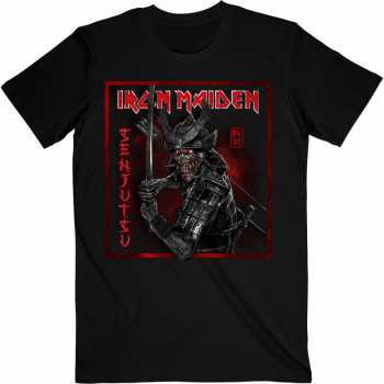Merch Iron Maiden: Maglietta Senjutsu Cover Distressed Red 
