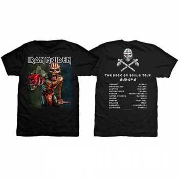 Merch Iron Maiden: Maglietta The Book Of Souls European Tour V.1 