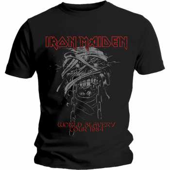 Merch Iron Maiden: Maglietta World Slavery 1984 Tour 