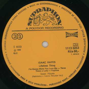 LP Isaac Hayes: Lifetime Thing