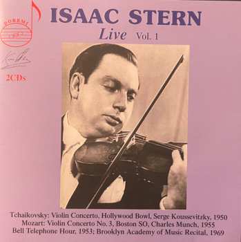 Album Isaac Stern: Live Vol.1