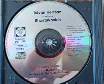 CD Dmitri Shostakovich: István Kertész Conducts Shostakovich:Symphony No.5, Kodály Peacock Variations 