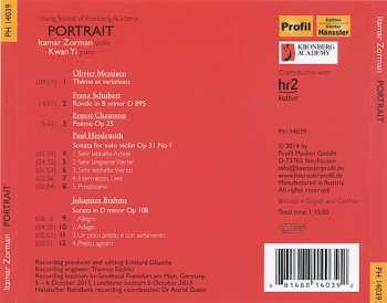 CD Itamar Zorman: Portrait