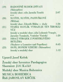 LP Musica Bohemica: Hej, Hej, Koleda - Vánoční Písně Z Podkrkonoší (89/2)