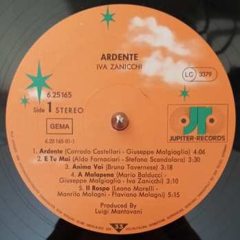 LP Iva Zanicchi: Ardente