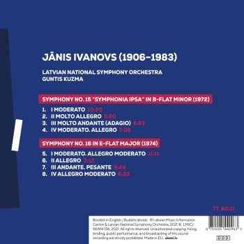 CD Latvian National Symphony Orchestra: Symphonies Nos. 15 & 16  