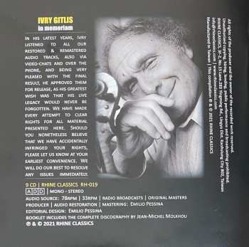 9CD/Set di cofanetti Ivry Gitlis: In Memoriam / Inédits Et Introuvables
