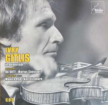 9CD/Set di cofanetti Ivry Gitlis: In Memoriam / Inédits Et Introuvables