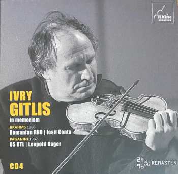 9CD/Set di cofanetti Ivry Gitlis: In Memoriam / Inédits Et Introuvables
