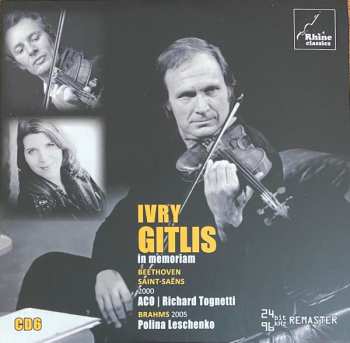 9CD/Set di cofanetti Ivry Gitlis: In Memoriam / Inédits Et Introuvables