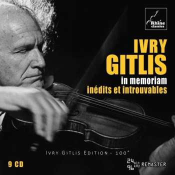 9CD/Set di cofanetti Ivry Gitlis: In Memoriam / Inédits Et Introuvables