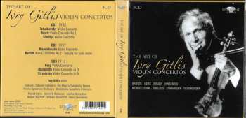 3CD/Set di cofanetti Ivry Gitlis: The Art Of Ivry Gitlis Violin Concertos