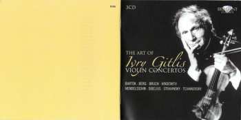 3CD/Set di cofanetti Ivry Gitlis: The Art Of Ivry Gitlis Violin Concertos