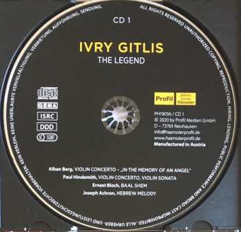 4CD/Set di cofanetti Ivry Gitlis: The Legend