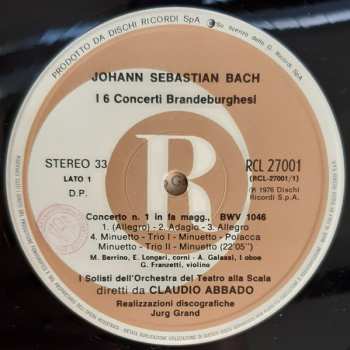 2LP/Set di cofanetti Johann Sebastian Bach: I 6 Concerti Brandeburghesi