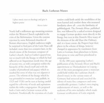 CD Johann Sebastian Bach: Lutheran Masses, Volume Two
