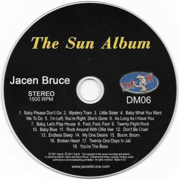 CD Jacen Bruce: The Sun Album