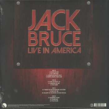 2LP Jack Bruce: Live In America DLX | LTD