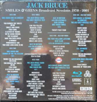 4CD/Set di cofanetti/2Blu-ray Jack Bruce: Smiles And Grins (Broadcast Sessions 1970-2001)