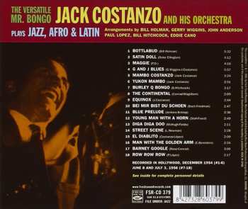 CD Jack Costanzo And His Orchestra: The Versatile Mr. Bongo Plays Jazz, Afro And Latin