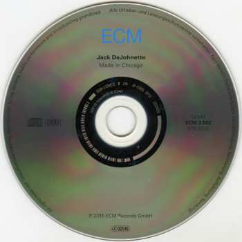 CD Jack DeJohnette: Made In Chicago