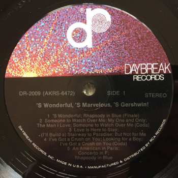 LP Fred Astaire: 'S Wonderful, 'S Marvelous, 'S Gershwin