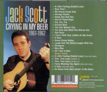 CD Jack Scott: Crying In My Beer 1961-1962