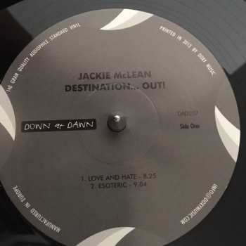 LP Jackie McLean: Destination... Out!