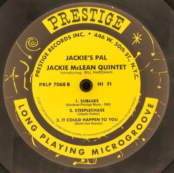 LP Bill Hardman: Jackie's Pal