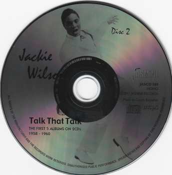 2CD Jackie Wilson: Talk That Talk: The First 5 Albums On 2CDs 1958-1960