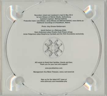 CD Jacob Karlzon Trio: More